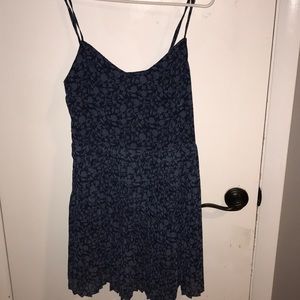 Blue floral Hollister sundress